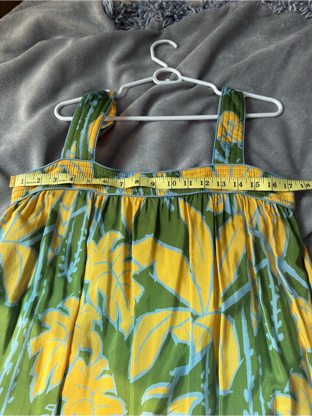 FARM Rio Green and Yellow Tropical-Print Maxi Dress - Picture 11 of 11